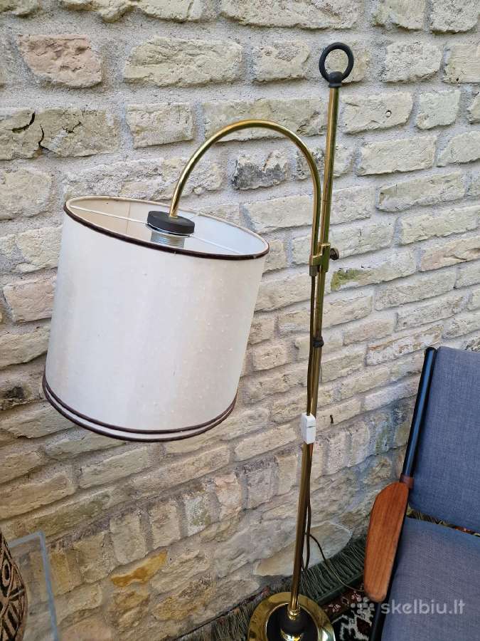 Vintažinis mid century žalvarinis toršeras - nuotraukos Nr. 12