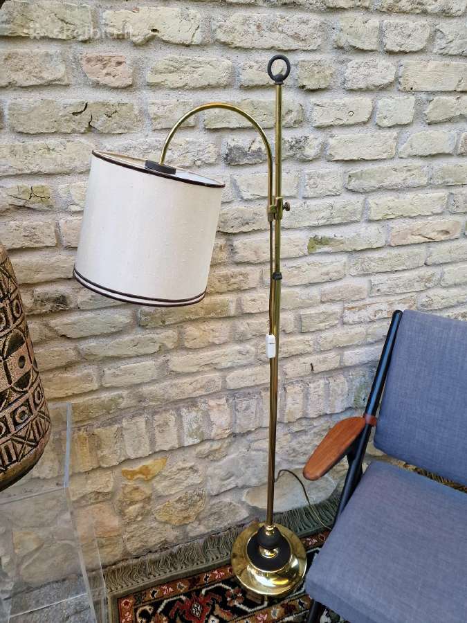 Vintažinis mid century žalvarinis toršeras - nuotraukos Nr. 13