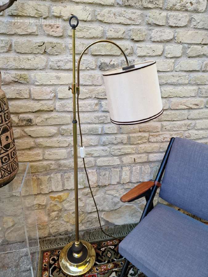 Vintažinis mid century žalvarinis toršeras - nuotraukos Nr. 18