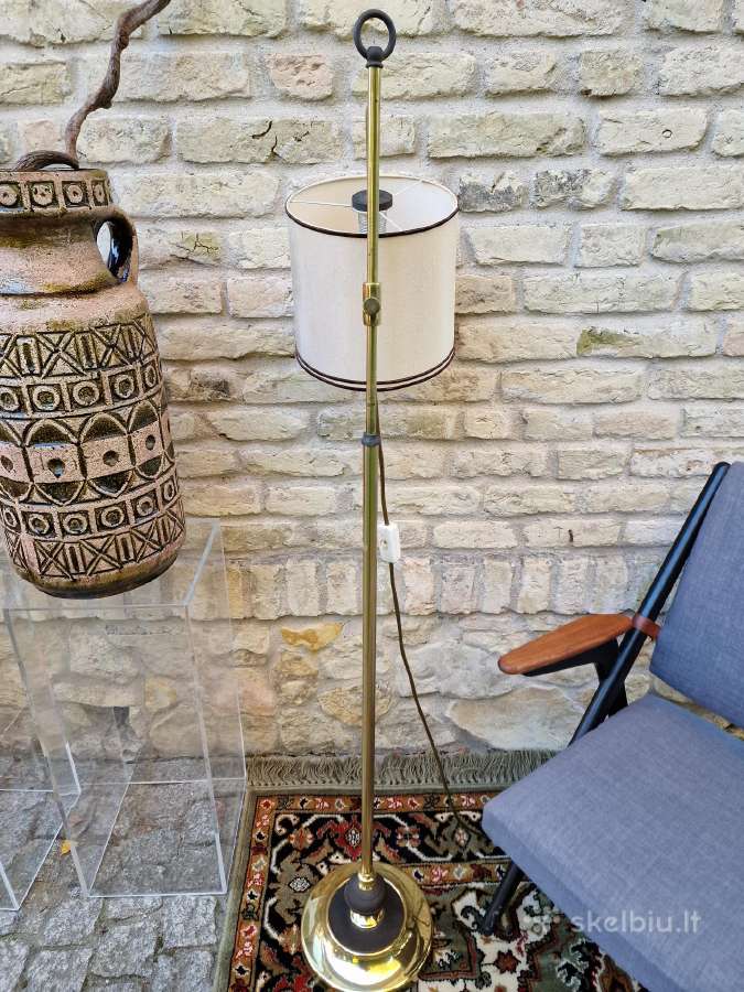 Vintažinis mid century žalvarinis toršeras - nuotraukos Nr. 23