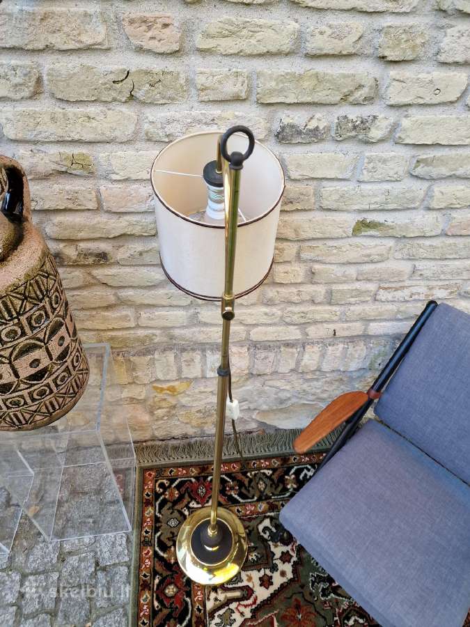 Vintažinis mid century žalvarinis toršeras - nuotraukos Nr. 24