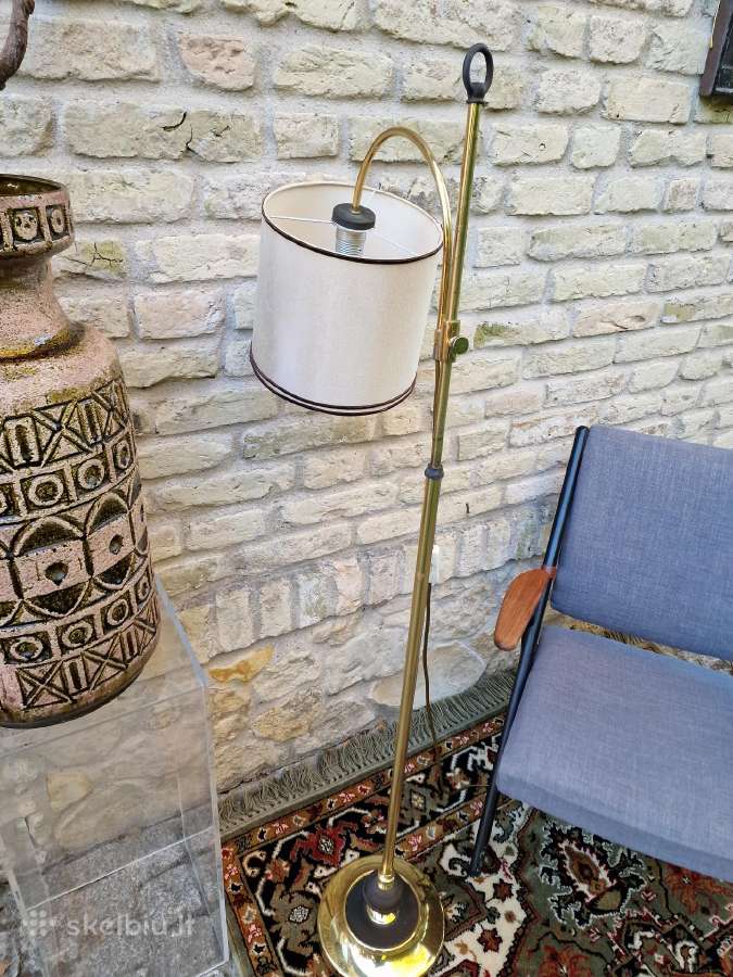Vintažinis mid century žalvarinis toršeras - nuotraukos Nr. 25