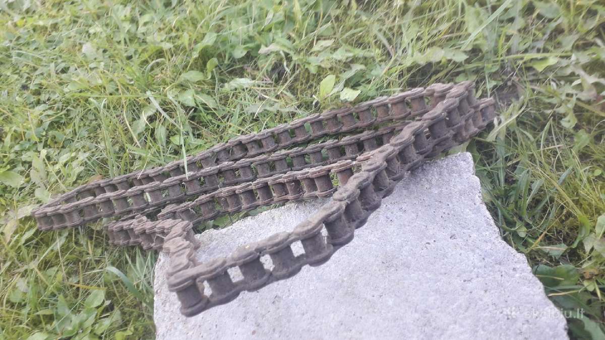 Grandinė mechanizmams. Yra foto. Į sms neatsakau