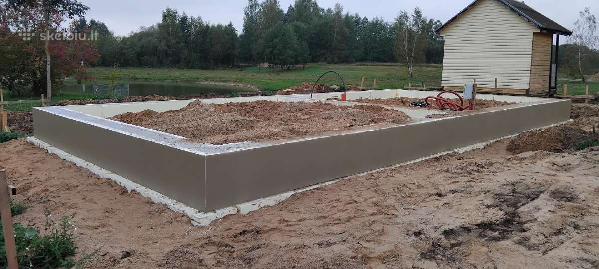 Pamatų įrengimas, indžinerinių tinklų įrengimas - nuotraukos Nr. 24