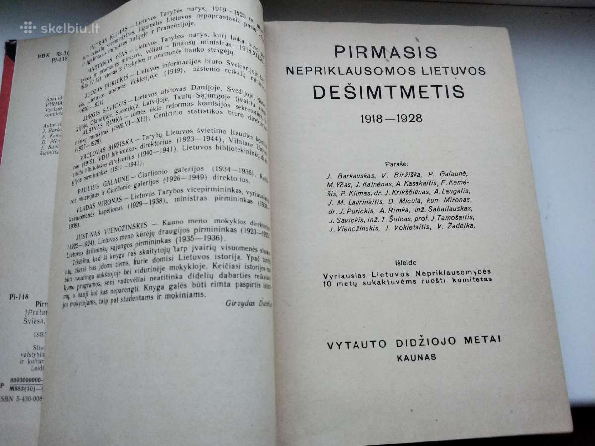 Pirmasis neprikl Lietuvos dešimtmetis1918-1928 - nuotraukos Nr. 2
