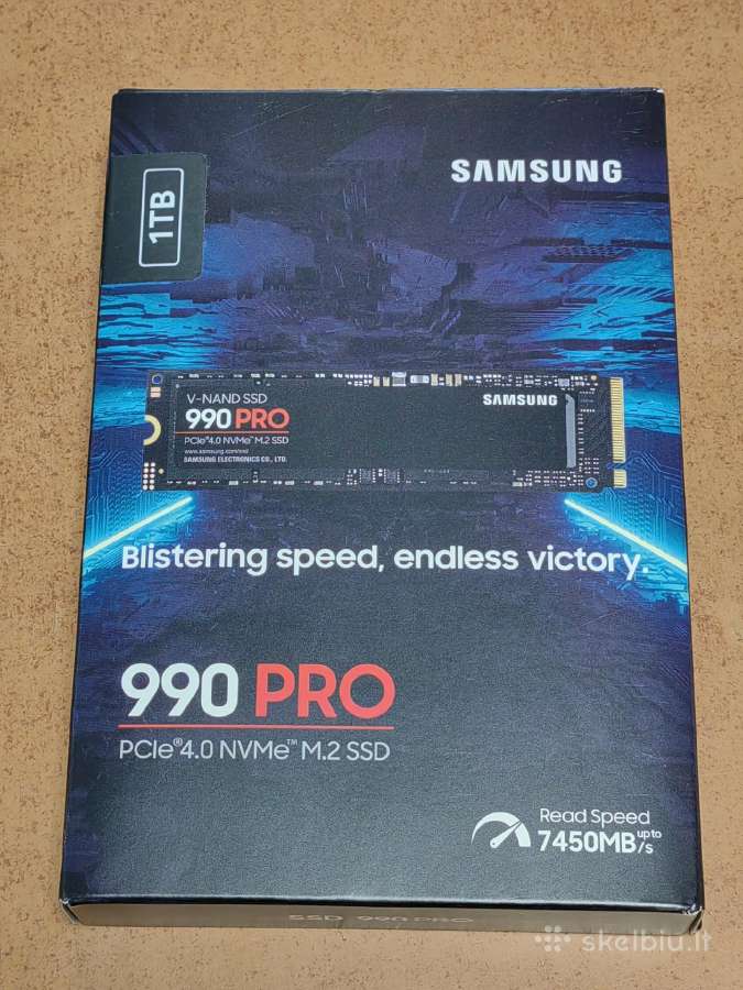 Samsung 990 Pro 1tb M.2 2280 Nvme Mz-v9p1t0bw - Skelbiu.lt