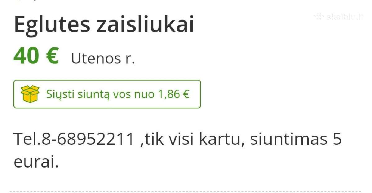 Eglutes žaisliukai - nuotraukos Nr. 7