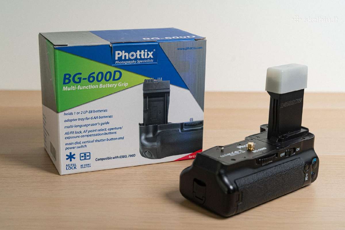 Canon 550d / 600d / 650d / 700d battery grip