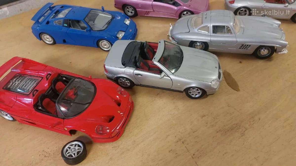 Modeliukai 1:18 mercedes chevrolet porsche ir kiti - nuotraukos Nr. 2
