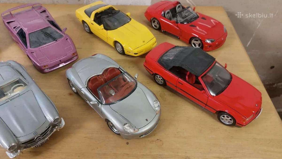 Modeliukai 1:18 mercedes chevrolet porsche ir kiti - nuotraukos Nr. 6