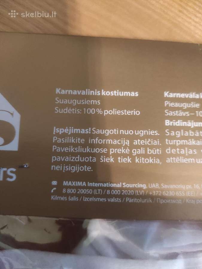 Karnavalinis kostiumas - nuotraukos Nr. 3