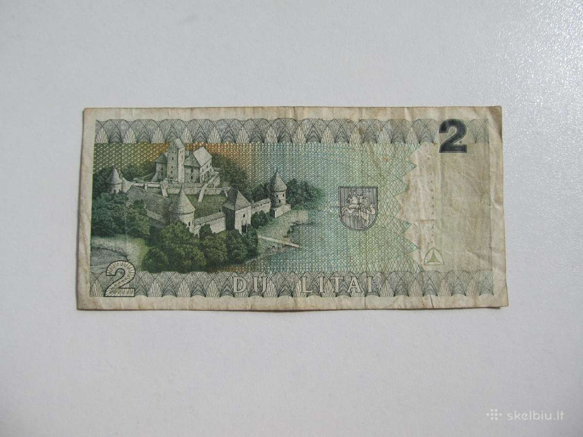 2 litai , Lietuva , 1993 Valančius - nuotraukos Nr. 2