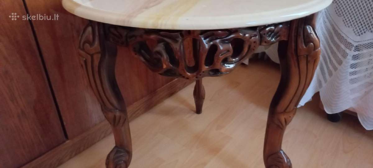 Stalas-staliukas, stalviršis 60 cm