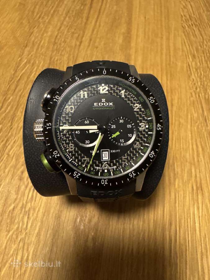 Edox Chronorally Chronograph vyriškas laikrodis - nuotraukos Nr. 3