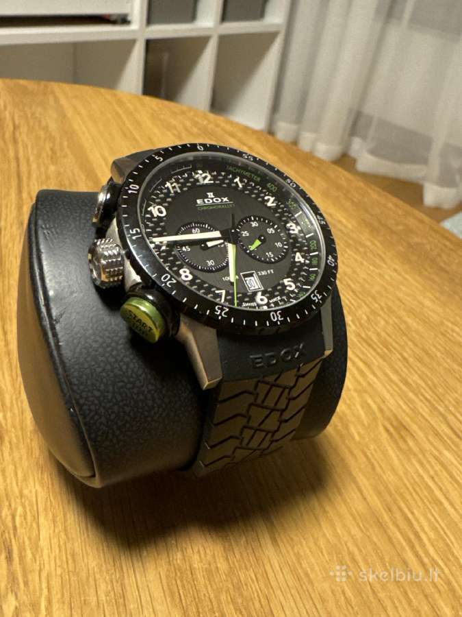 Edox Chronorally Chronograph vyriškas laikrodis - nuotraukos Nr. 4