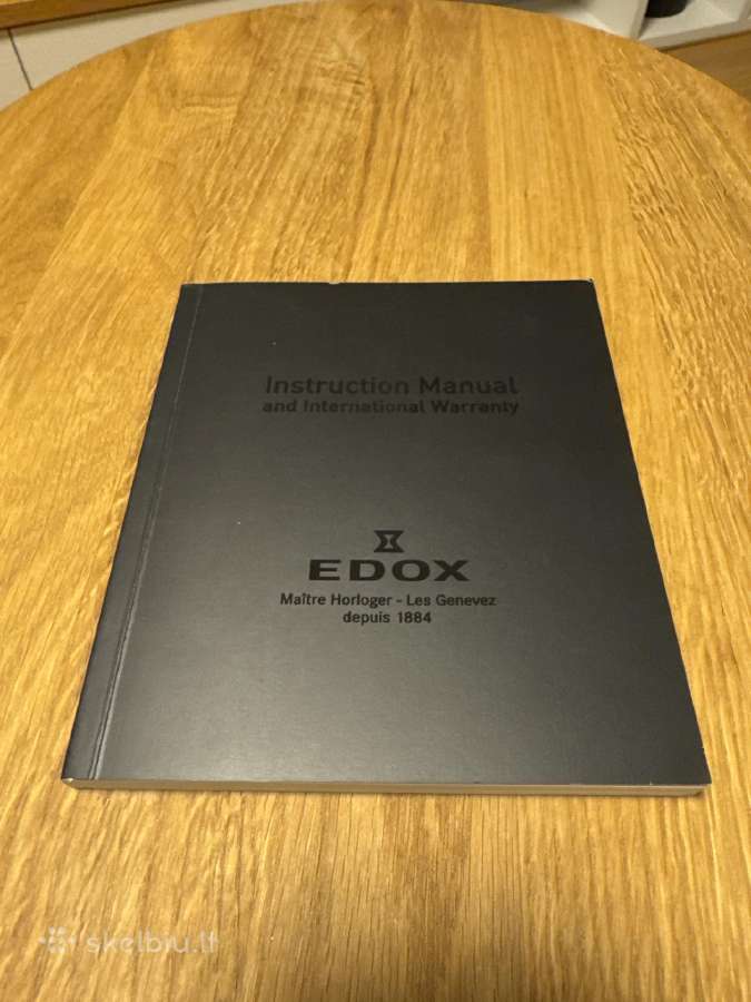 Edox Chronorally Chronograph vyriškas laikrodis - nuotraukos Nr. 7