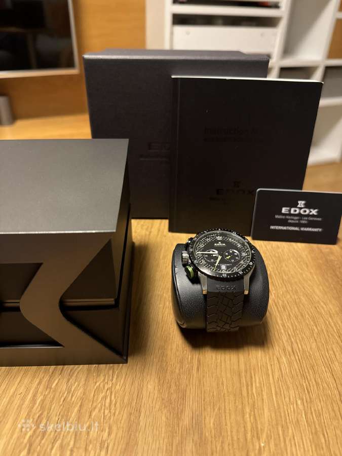 Edox Chronorally Chronograph vyriškas laikrodis - nuotraukos Nr. 11