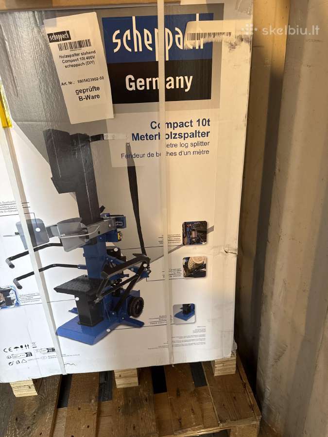 Malkų skaldyklė 10t Compact Scheppach 230v - nuotraukos Nr. 3