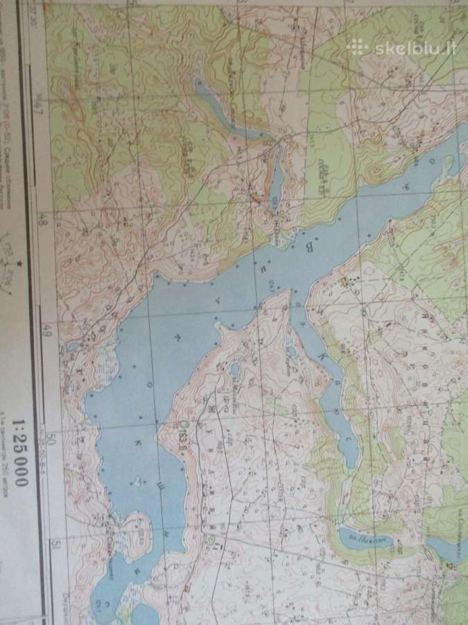 Trakų rajono ežeringų vietų 1961 metų žemėlapiai - nuotraukos Nr. 2