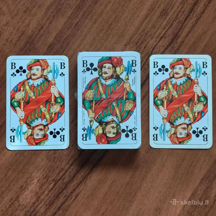 Vokiškas kortų komplektas ( 3 kortų kaladės ) - nuotraukos Nr. 35