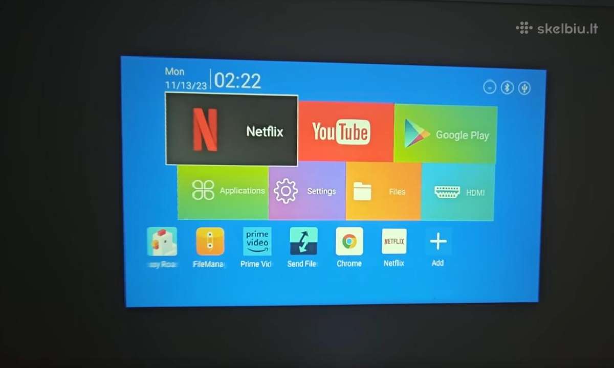 Projektorius Mg50 su Android 12 - nuotraukos Nr. 3