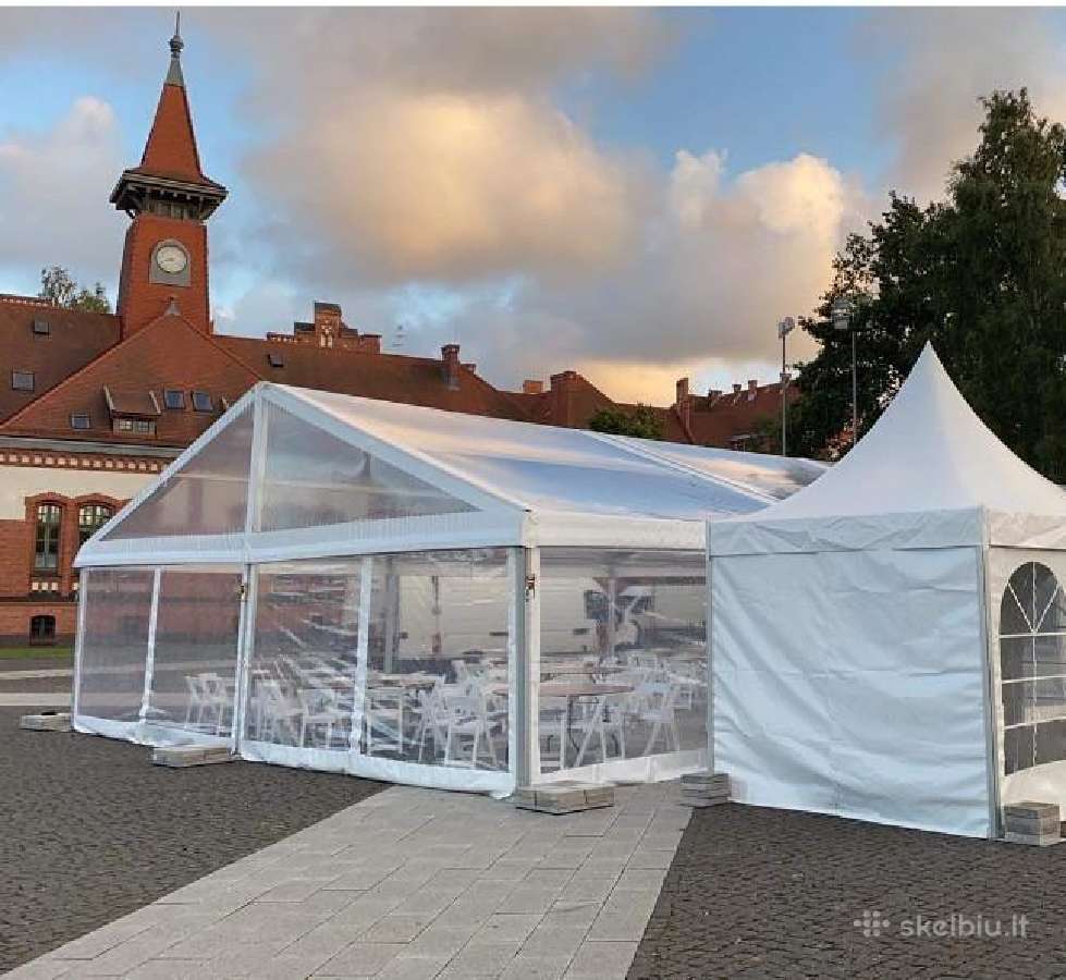 Naudoti Skaidrūs Tentiniai paviljonai Pigiau