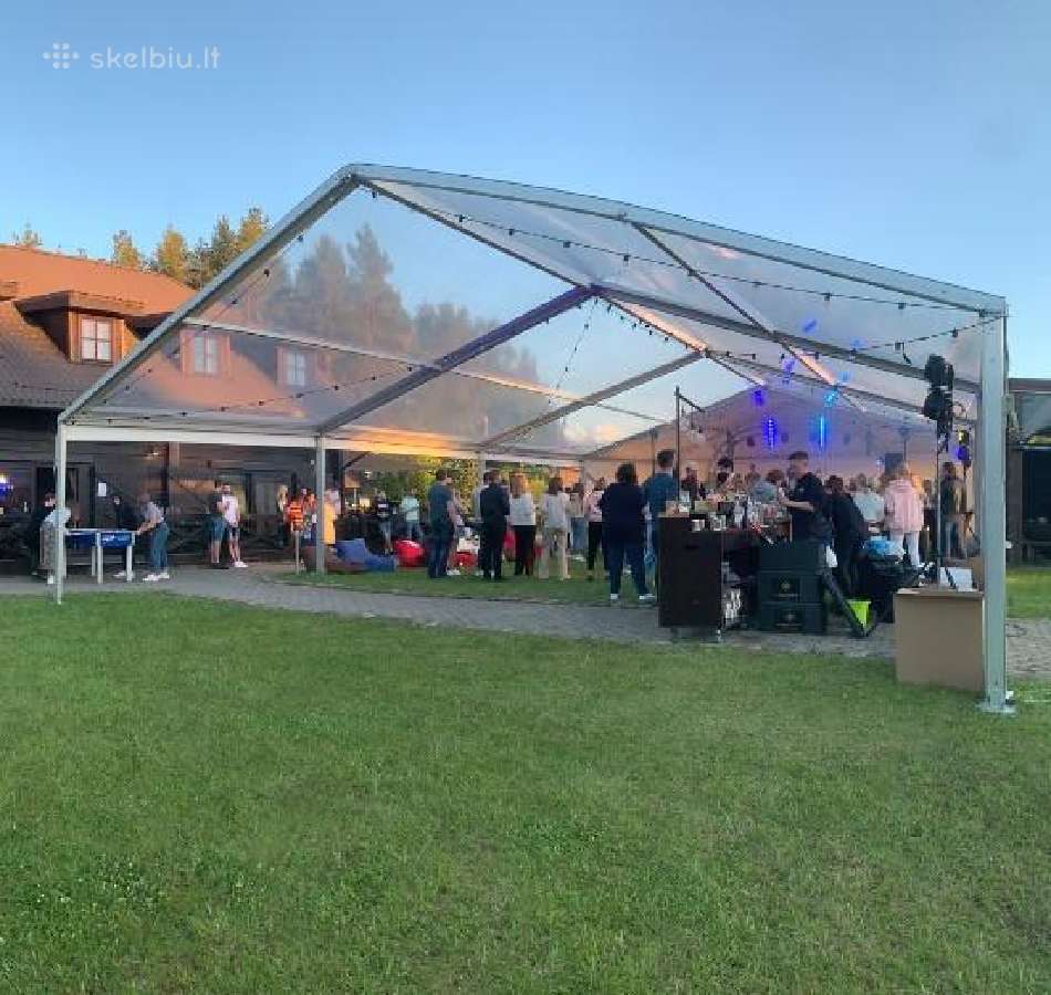 Naudoti skaidrūs tentiniai paviljonai - Pigiau - nuotraukos Nr. 5