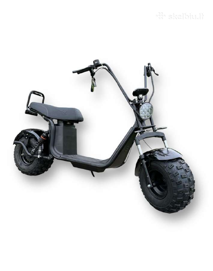 Elektrinis cioperis, motoroleris citycoco offroud