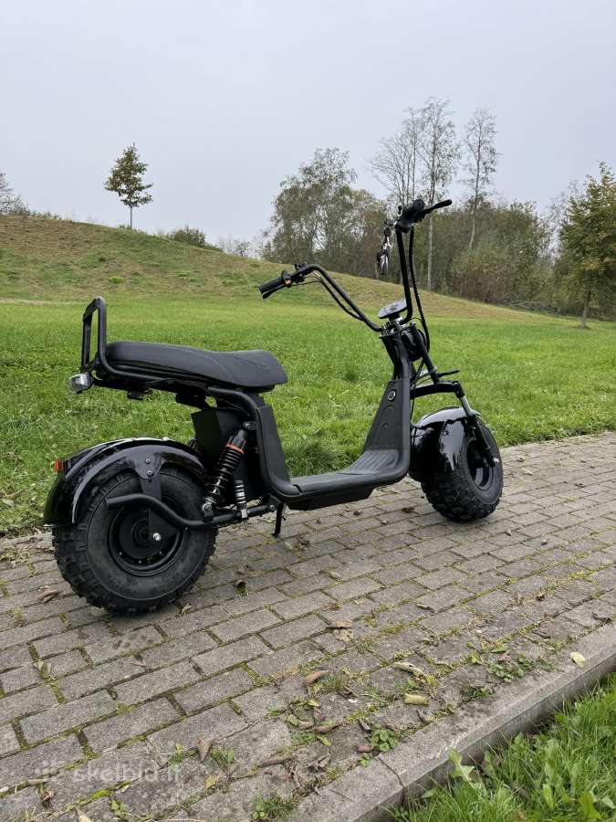Elektrinis cioperis, motoroleris citycoco offroud - nuotraukos Nr. 3