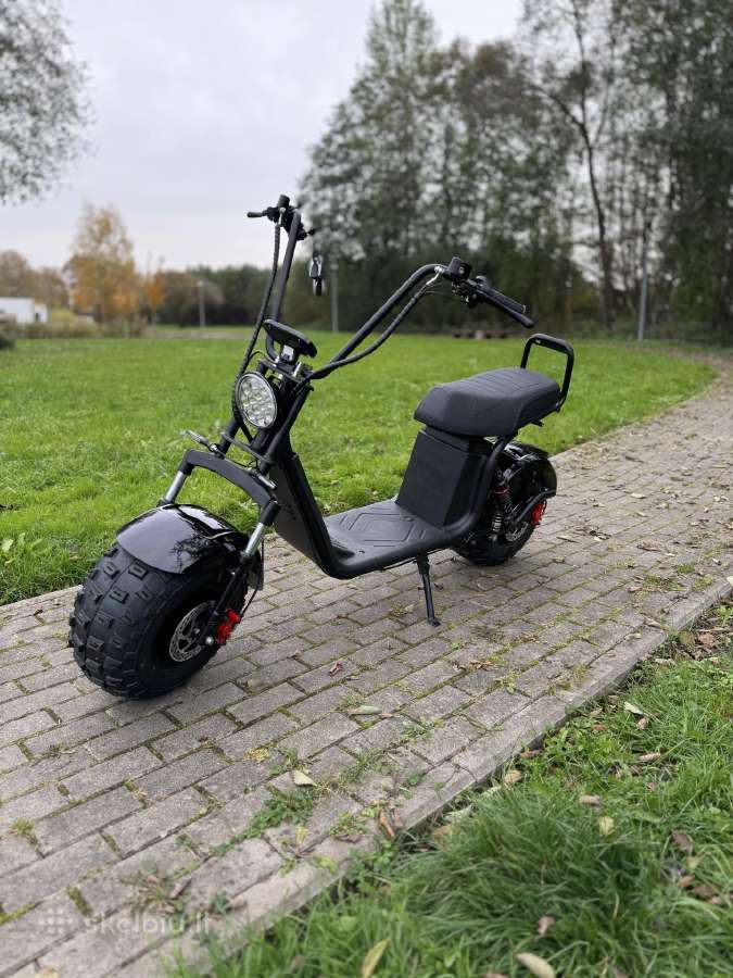 Elektrinis cioperis, motoroleris citycoco offroud - nuotraukos Nr. 2