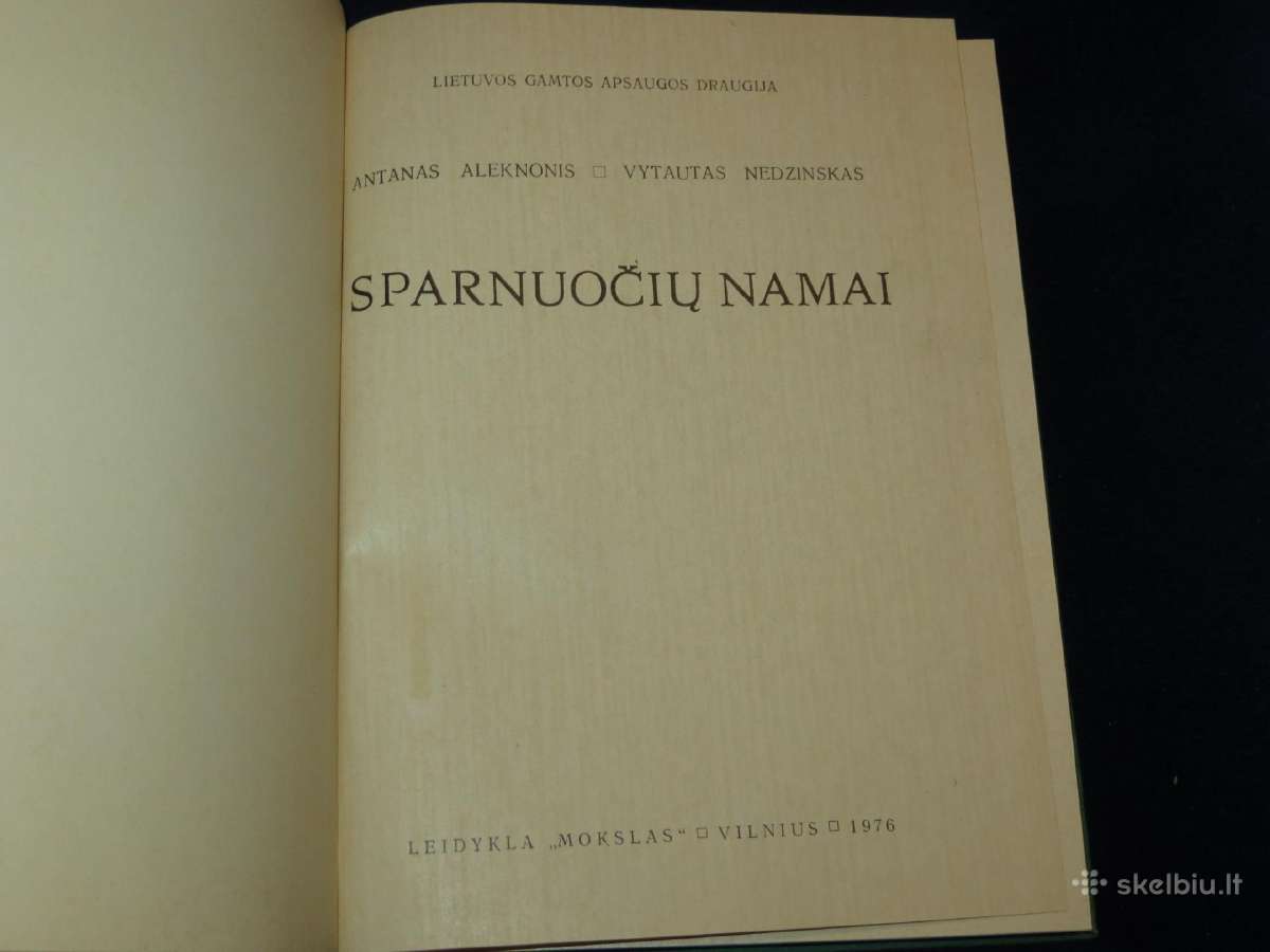 Knyga Sparnuočių namai 1976 - nuotraukos Nr. 3