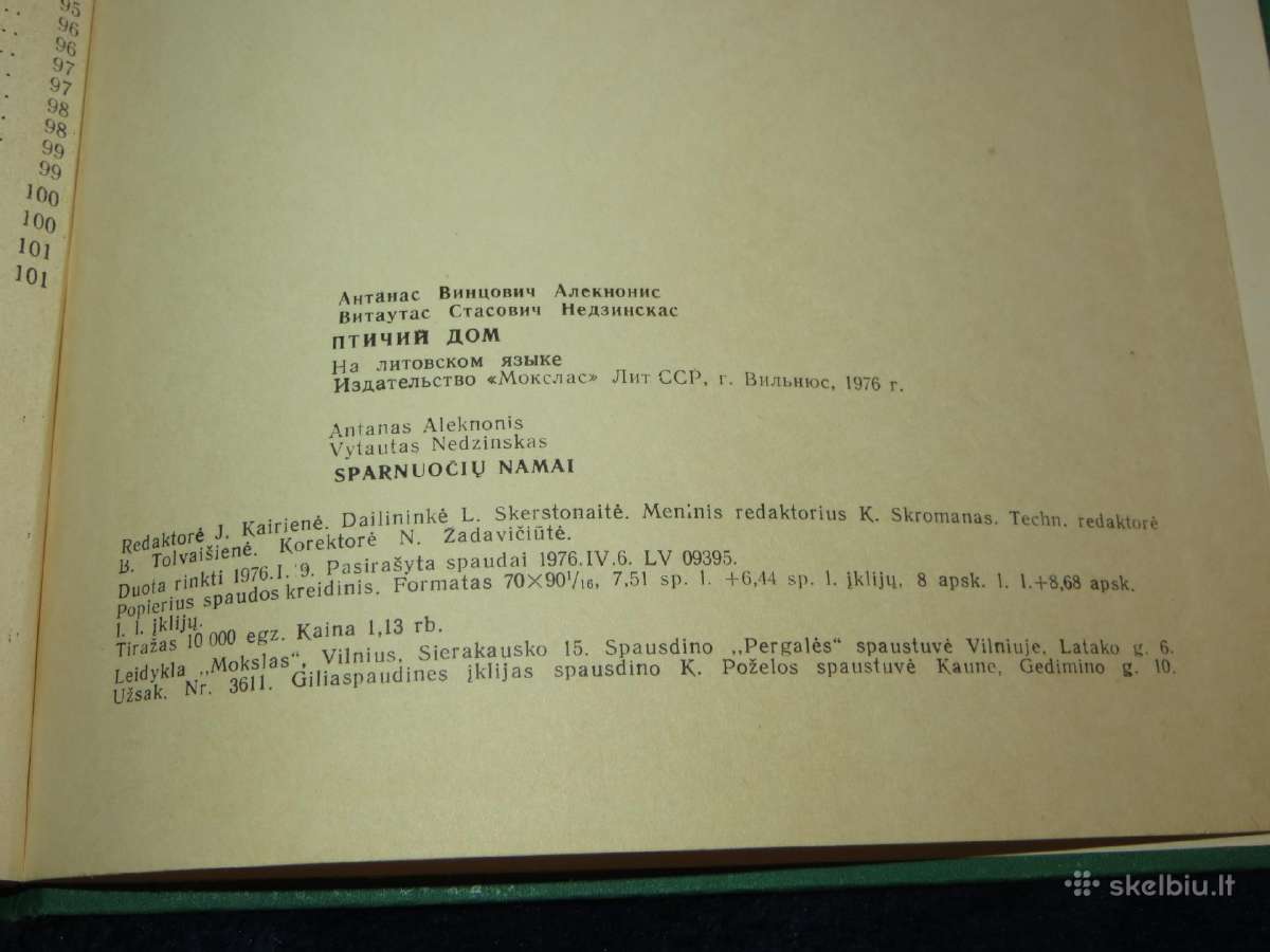 Knyga Sparnuočių namai 1976 - nuotraukos Nr. 19