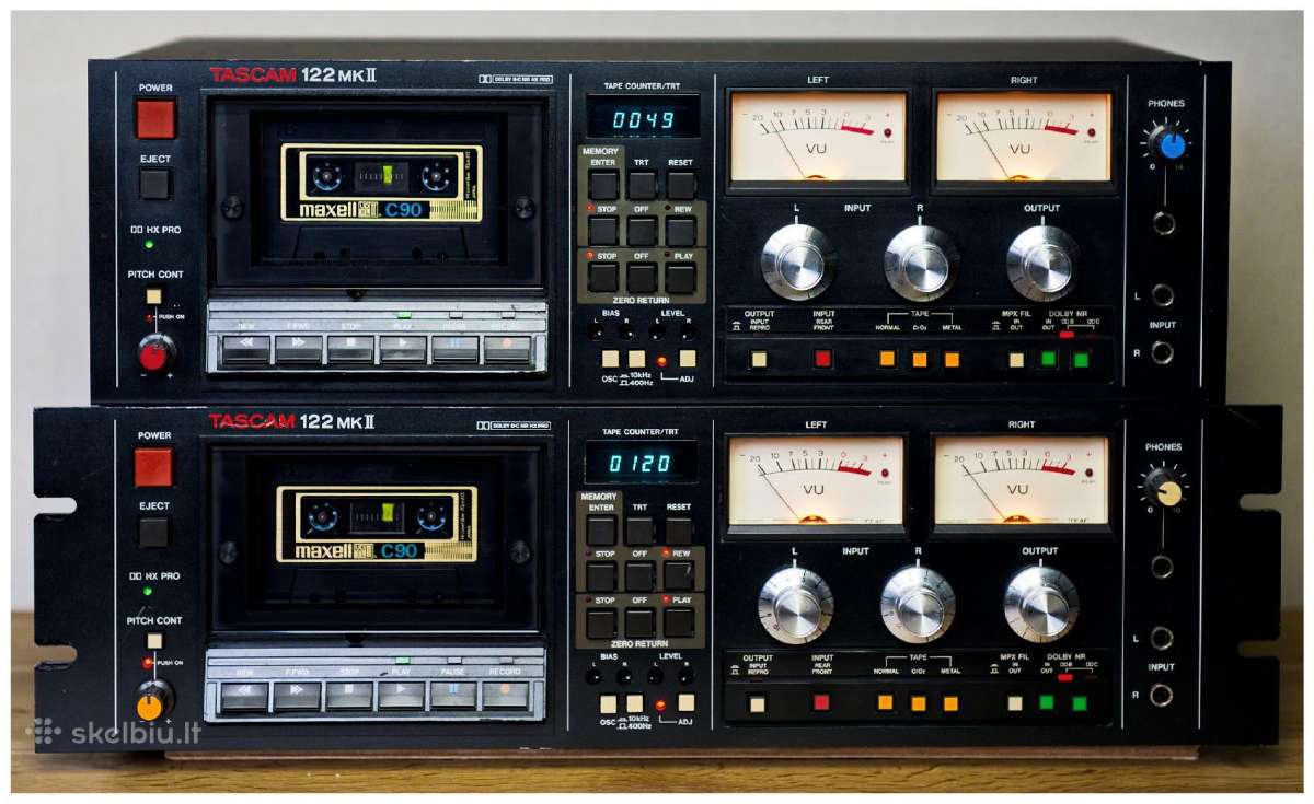 Kasetine deka Tascam 122 Mk II Tascam 122 Mk III