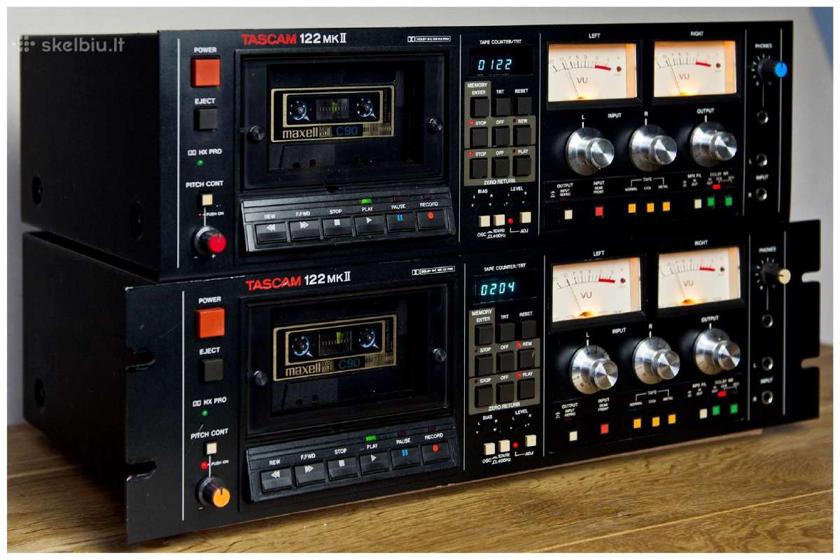 Kasetine deka Tascam 122 Mk II Tascam 122 Mk III - nuotraukos Nr. 2