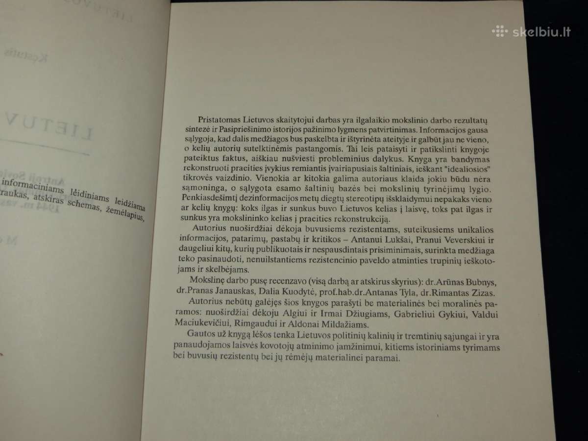 Knyga Lietuvos karas. Kęstutis Kasparas 1999 - nuotraukos Nr. 6