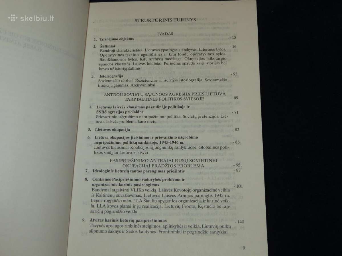 Knyga Lietuvos karas. Kęstutis Kasparas 1999 - nuotraukos Nr. 7
