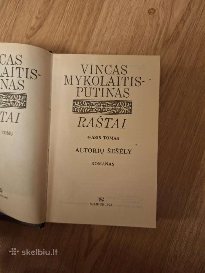 V. M. Putinas Raštai 4 t. Altorių šešėly - nuotraukos Nr. 2