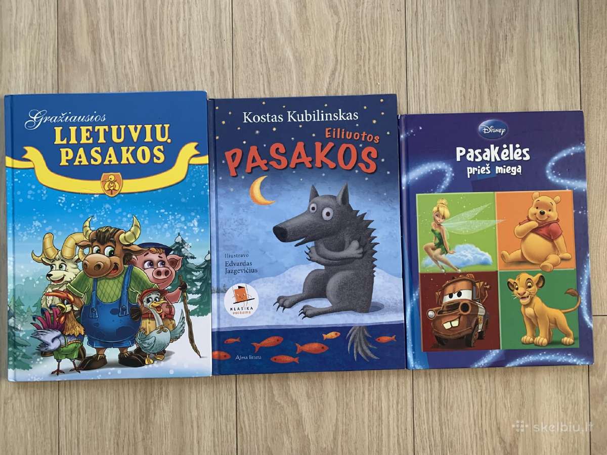 Lietuvių pasakų knygelių komplektas