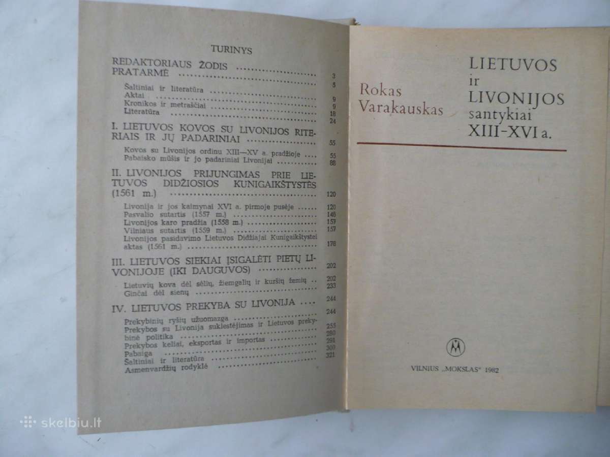 R. Varakauskas - Lietuvos ir Livonijos santykiai - nuotraukos Nr. 2