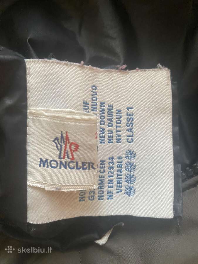 Moncler šiltas paltukas originalus - nuotraukos Nr. 8