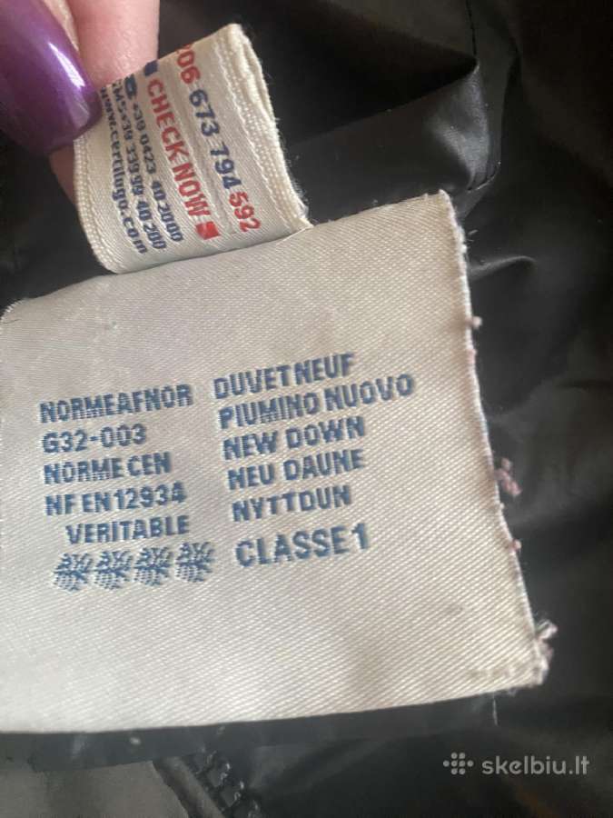 Moncler šiltas paltukas originalus - nuotraukos Nr. 9