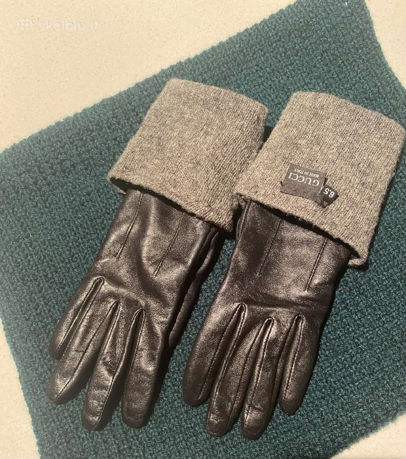 Gucci odinės pirštinės originalios