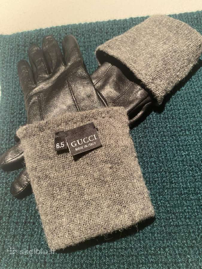 Gucci odinės pirštinės originalios - nuotraukos Nr. 2