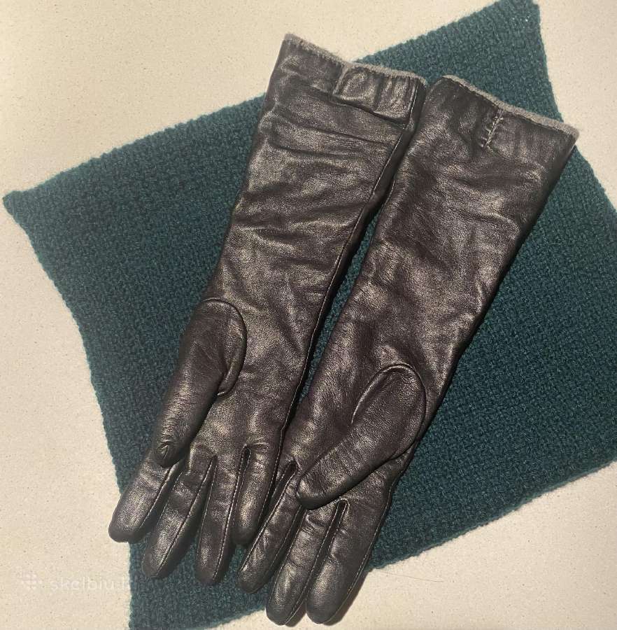 Gucci odinės pirštinės originalios - nuotraukos Nr. 5
