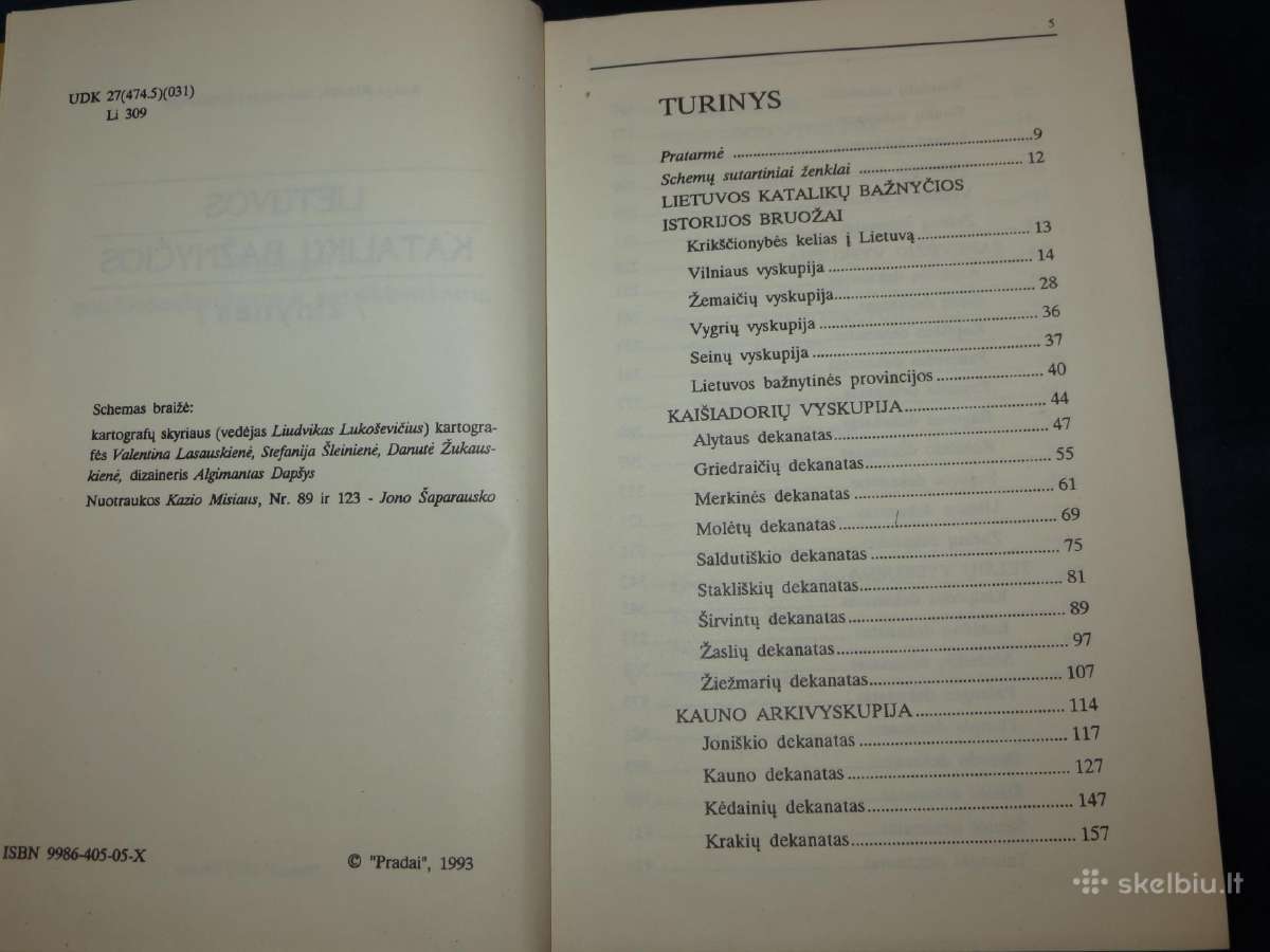 Knyga Lietuvos katalikų bažnyčios 1993 - nuotraukos Nr. 5