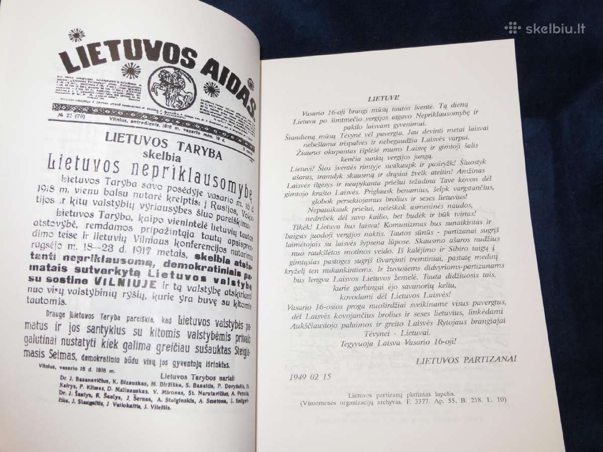 Knyga Lietuvių tauta 2-a knyga. A. Liekis 1998 - nuotraukos Nr. 6