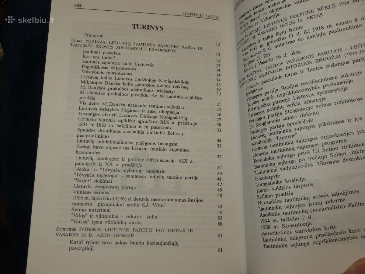 Knyga Lietuvių tauta 2-a knyga. A. Liekis 1998 - nuotraukos Nr. 15