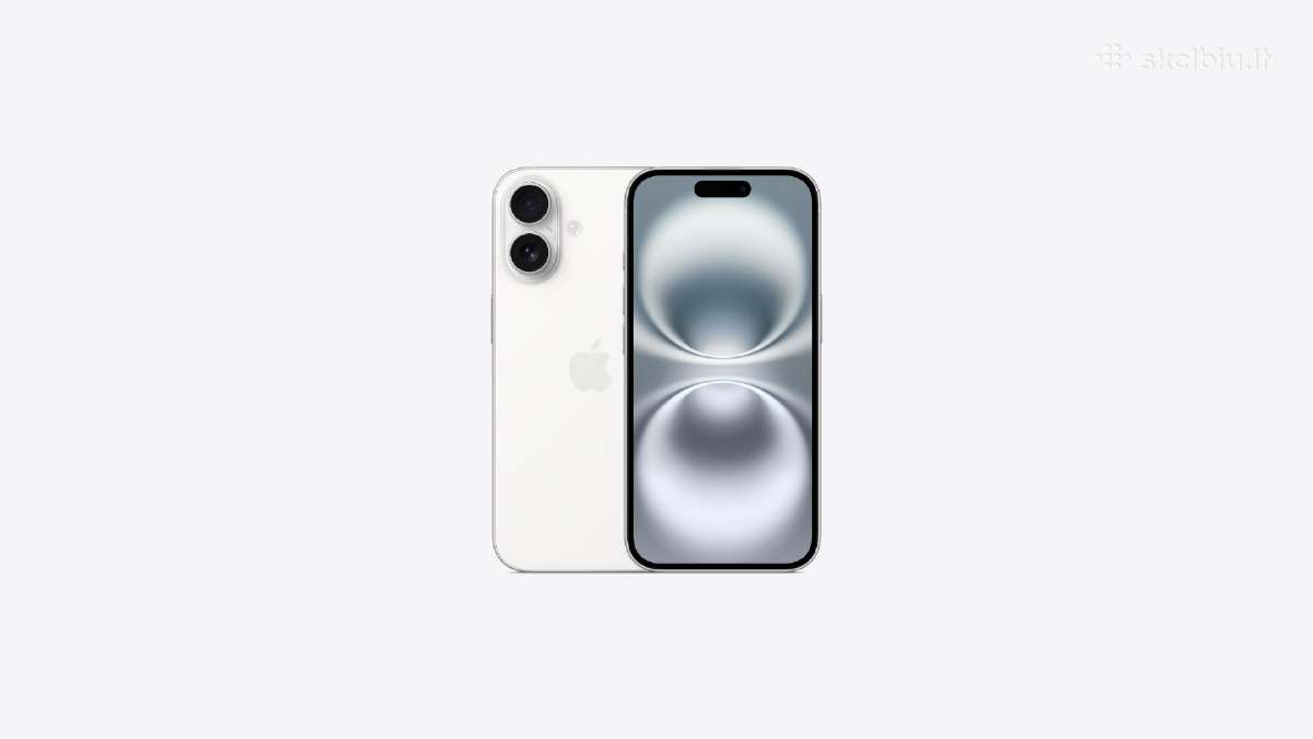 Naujas Apple iPhone 16/128gb, Black - nuotraukos Nr. 3