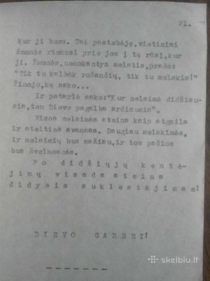 1931. Pokalbis Apie Dievą kolekcinė - nuotraukos Nr. 3