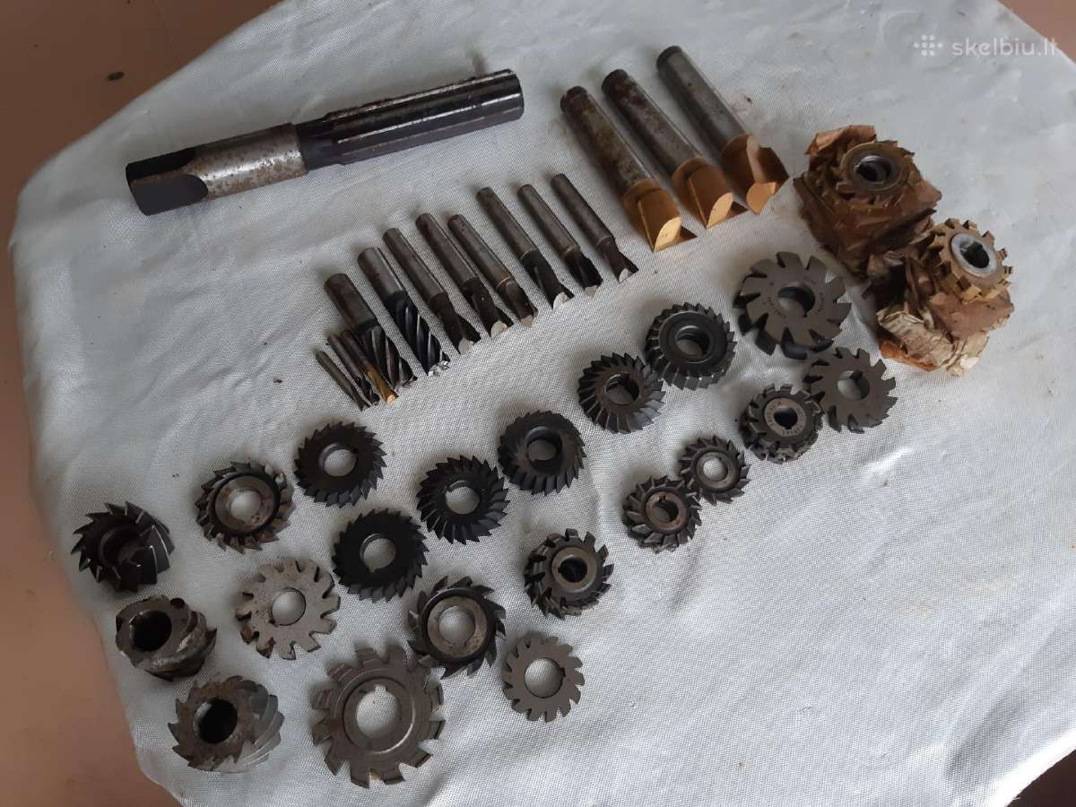 Metalo frezos įvairios naujos tarybinės
